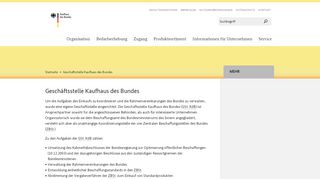 
                            4. Homepage - Geschäftsstelle Kaufhaus des Bundes - KdB