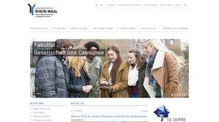 
                            7. Homepage | Hochschule Rhein-Waal