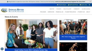 
                            7. Homepage - Indian River State College