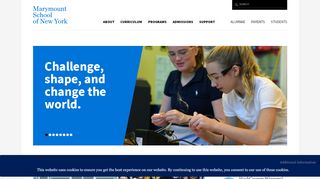 
                            7. Homepage | Marymount School of New York