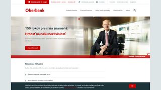 
                            7. Homepage - Oberbank
