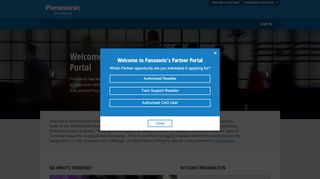 
                            5. Homepage | Panasonic B2B Partner Portal North America