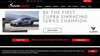 
                            3. Homepage - RaceRoom.com