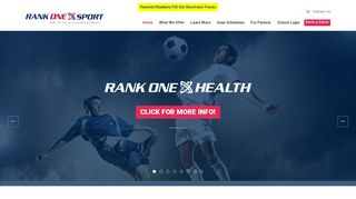 
                            3. Homepage - Rank One Sport