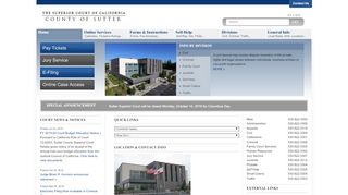
                            6. Homepage | Superior Court of California, County of Sutter