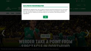 
                            11. Homepage | SV Werder Bremen