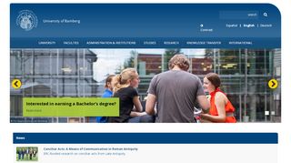 
                            6. Homepage University of Bamberg - University of Bamberg