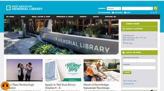 
                            9. Homepage | West Vancouver Memorial Library