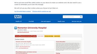 
                            2. Homerton University Hospital - NHS