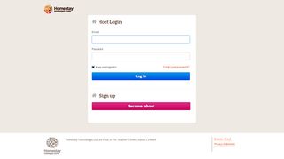 
                            6. Homestay Manager: Login