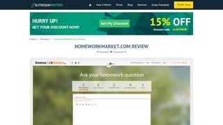 
                            8. HomeworkMarket.com Review - prices, discounts, promo codes ...