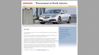 
                            8. Honda Procurement in North America - Home