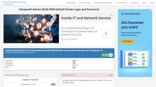 
                            6. Honeywell Alerton BCM-WEB Default Router Login …