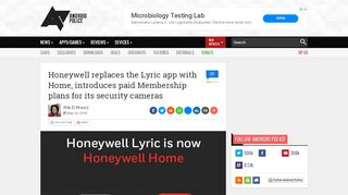 
                            7. Honeywell replaces the Lyric app with Home, introduces paid ...