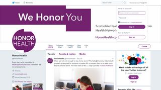 
                            8. HonorHealth (@HonorHealth) | Twitter