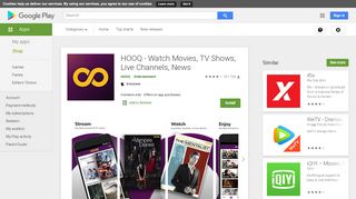
                            5. HOOQ: Watch Movies, TV Shows, Live Channels & News - Apps ...