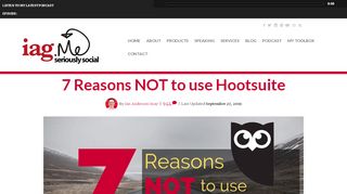 
                            10. Hootsuite Review 2019: 7 Reasons NOT use Hootsuite