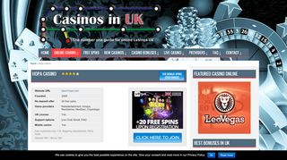 
                            2. Hopa Casino | - Casinos in UK