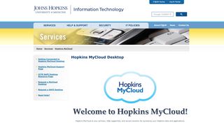 
                            3. Hopkins MyCloud Desktop - IT@JH