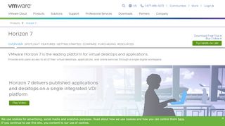 
                            7. Horizon 7- Virtual Desktop Infrastructure Software | VMware