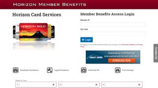 
                            3. Horizon Member Benefits