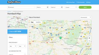 
                            8. Hornbach Map - safarinow.com