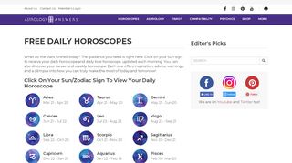 
                            1. Horoscope Today: Free Daily Horoscopes from Astrology Answers