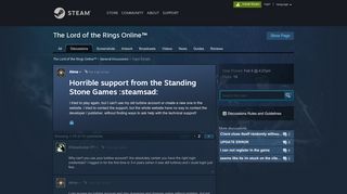 
                            9. Horrible support from the Standing Stone Games :steamsad: :: The ...