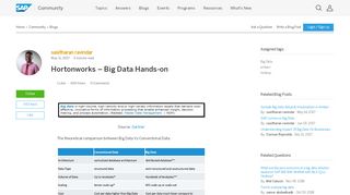 
                            9. Hortonworks – Big Data Hands-on | SAP Blogs