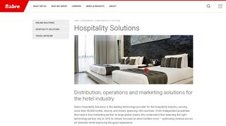 
                            6. Hospitality Solutions « Sabre