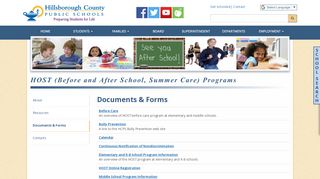 
                            3. HOST (Before and After School, Summer Care) Programs ...