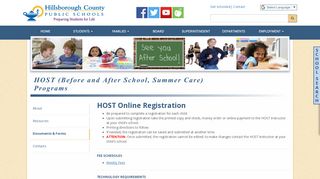 
                            5. HOST Online Registration - Hillsborough County Public Schools