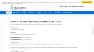 
                            7. Hosted Exchange - Einrichtung des Postfachs mit IMAP