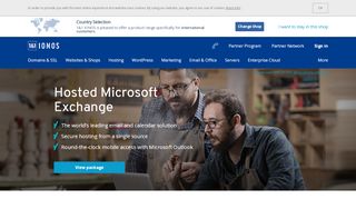 
                            8. Hosted Microsoft Exchange - ionos.co.uk