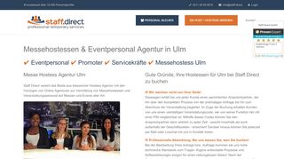 
                            6. Hostess Agentur Ulm: Messehostessen, Promoter …