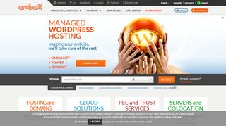 
                            1. Hosting, Domain, Cloud, Trust services, PEC ... - aruba.it