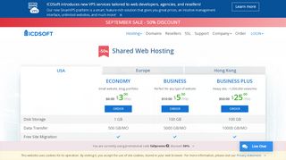 
                            9. Hosting | ICDSoft