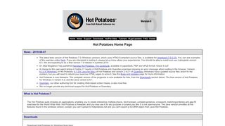 
                            1. Hot Potatoes Home Page