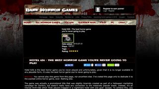 
                            4. Hotel 626 - The best horror game you're never going to play ...