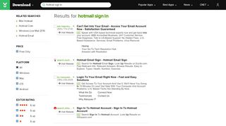 
                            9. Hotmail Sign In - Free downloads and reviews - CNET ...