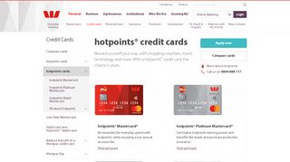 
                            1. hotpoints® Cards - Credit Cards | Westpac NZ