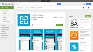 
                            9. HotSchedules - Apps on Google Play