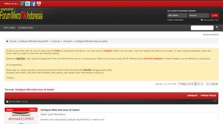
                            8. HotSpot Mikrotik bisa di bobol - forummikrotik.com