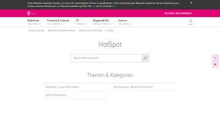 
                            5. HotSpot | Telekom Hilfe