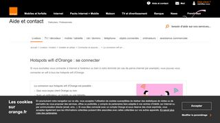 
                            5. Hotspots wifi d'Orange : se connecter - Assistance Orange