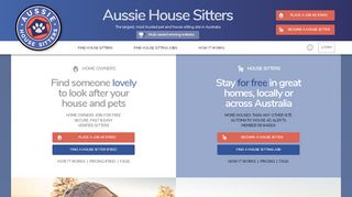 
                            1. House sitting and pet sitting - Aussie House Sitters