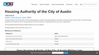
                            7. Housing Authority of the City of Austin, TX | Section 8 and Public ...