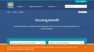 
                            4. Housing benefit - Lewisham Council