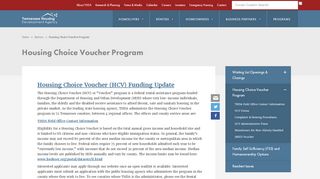 
                            5. Housing Choice Voucher Program — Tennessee Housing ...