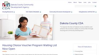 
                            3. Housing Choice Voucher Program Waiting List Now Open - Dakota ...